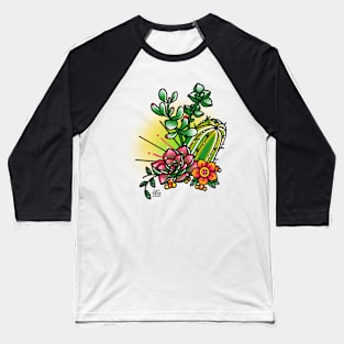 Succulents Baseball T-Shirt